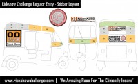 Rickshaw Challenge Regular Entry - Sticker Specifications